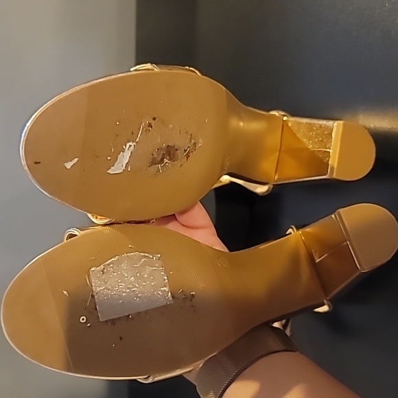 ROSE GOLD HEEL SANDALS - Picture 4 of 5